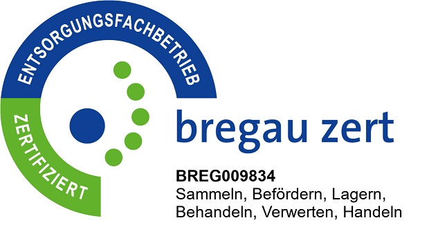 Prüfzeichen Entsorgungsfachbetrieb der RETEK AG
